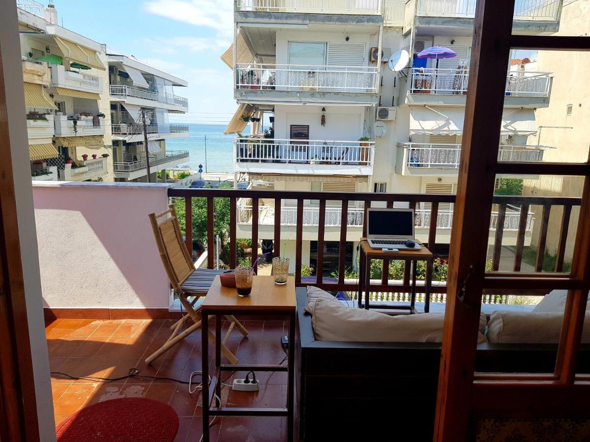 Peraía Perea Beach And Sea View Apartment מראה חיצוני תמונה