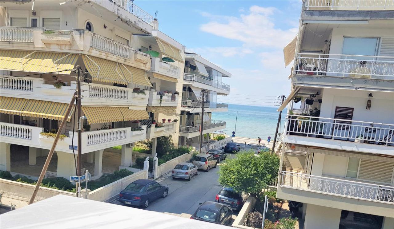 Peraía Perea Beach And Sea View Apartment מראה חיצוני תמונה