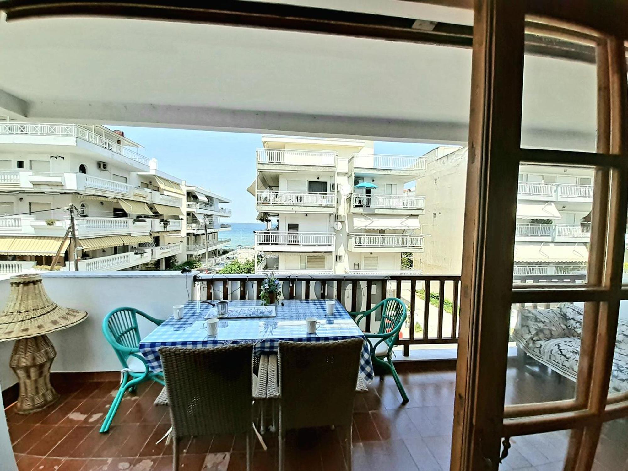 Peraía Perea Beach And Sea View Apartment מראה חיצוני תמונה